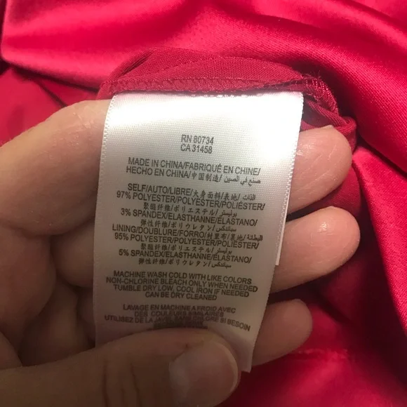 29) Max & Cleo Peplum Dress Size 6 - Picture 9 of 9